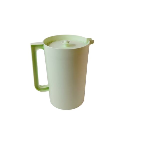Tupperware Gallon Frosted Pitcher with Push Button Seal Mint Green - Picture 3 of 7
